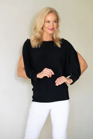 4488 Dolman Top - Black