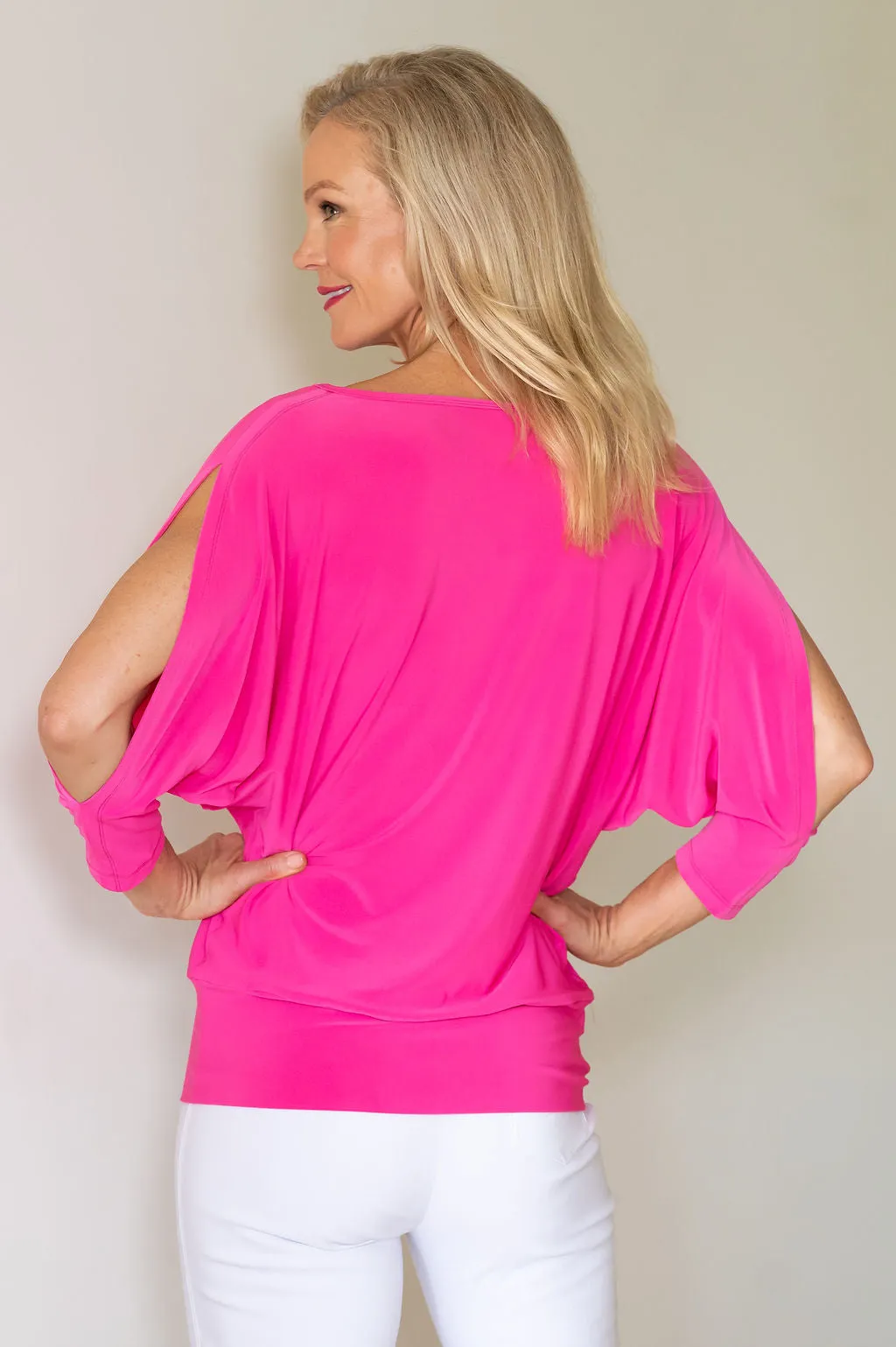 4488 Dolman Top - Pink