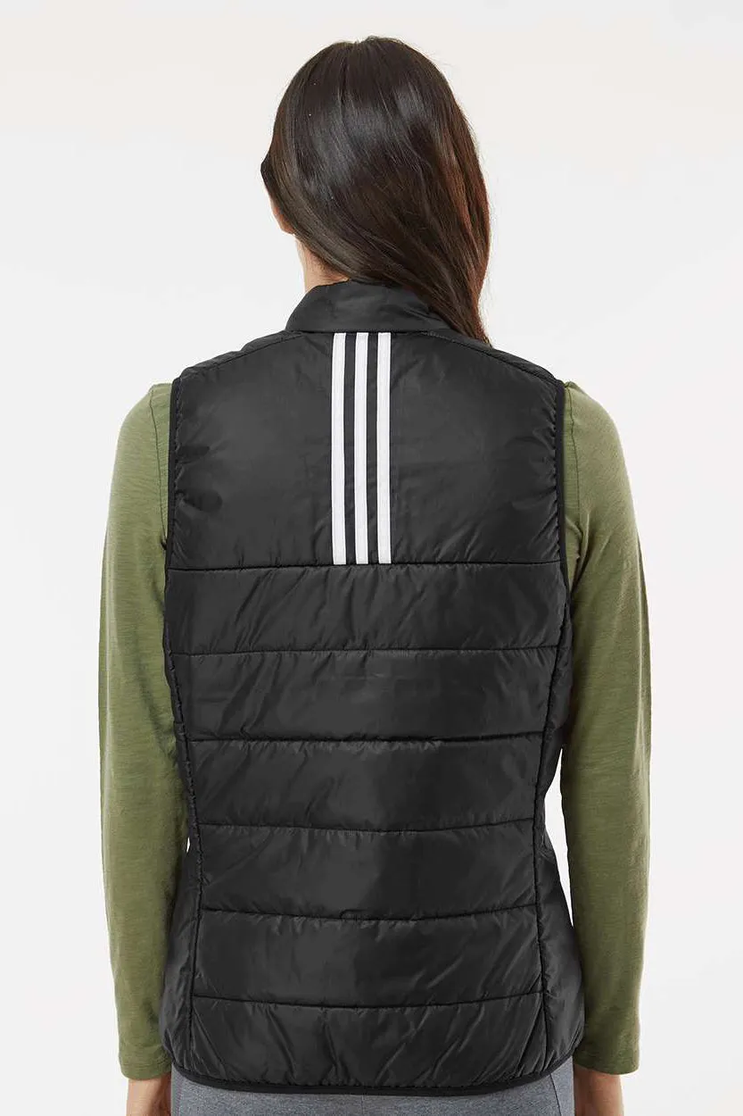 Adidas Womens Full Zip Puffer Vest - Black