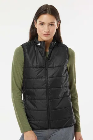 Adidas Womens Full Zip Puffer Vest - Black
