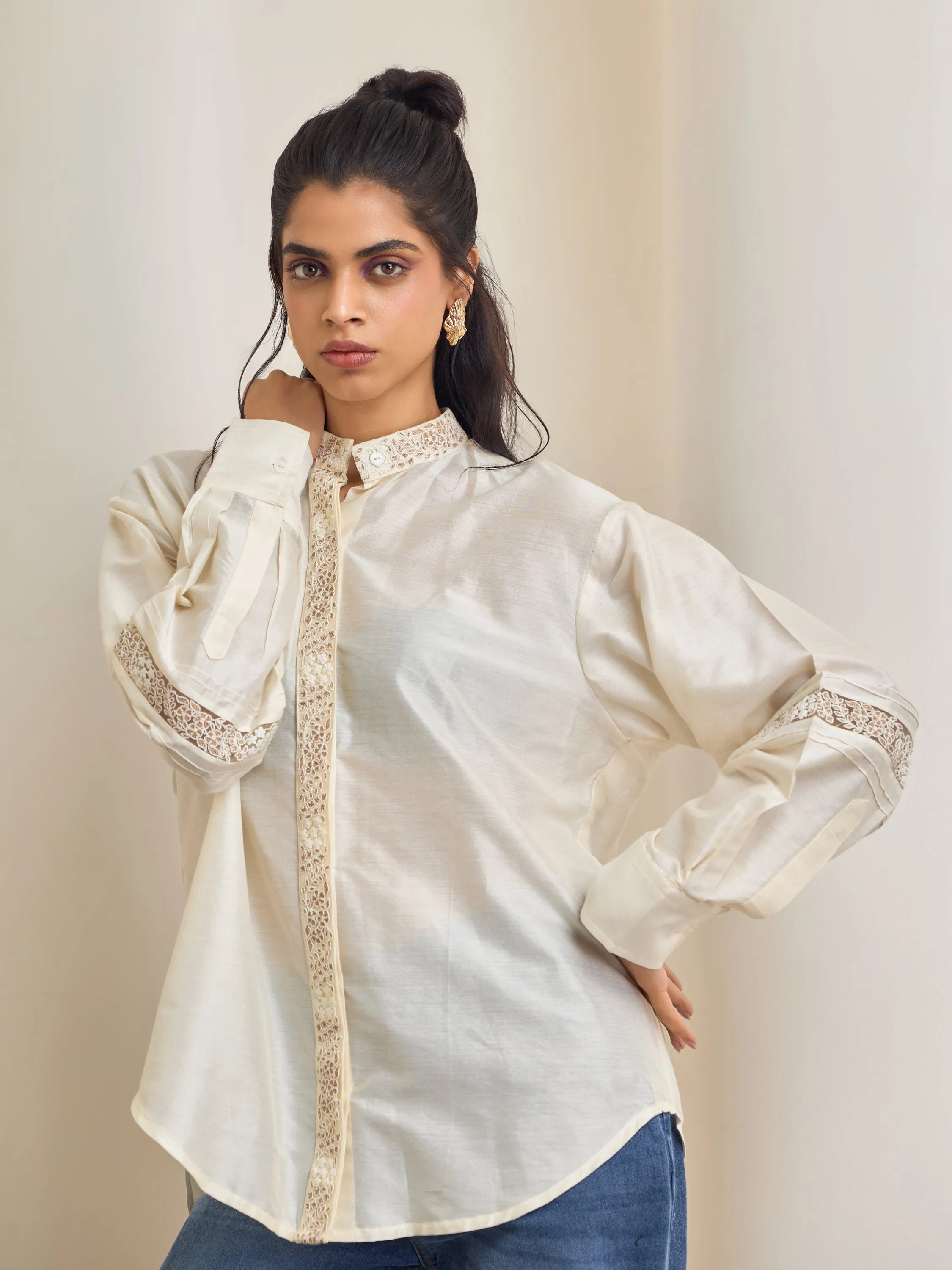 Bella Spun-Silk Shirt
