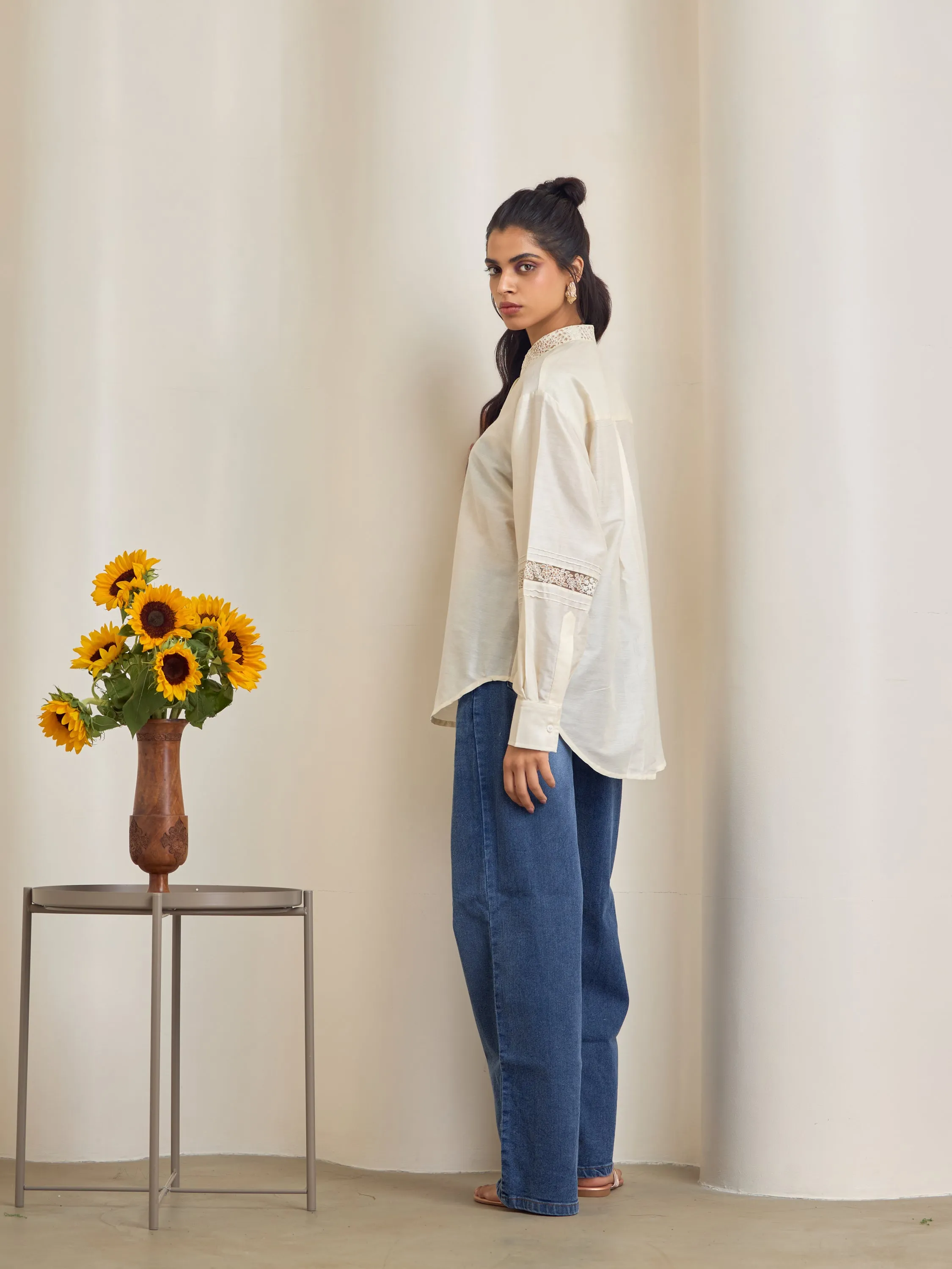 Bella Spun-Silk Shirt