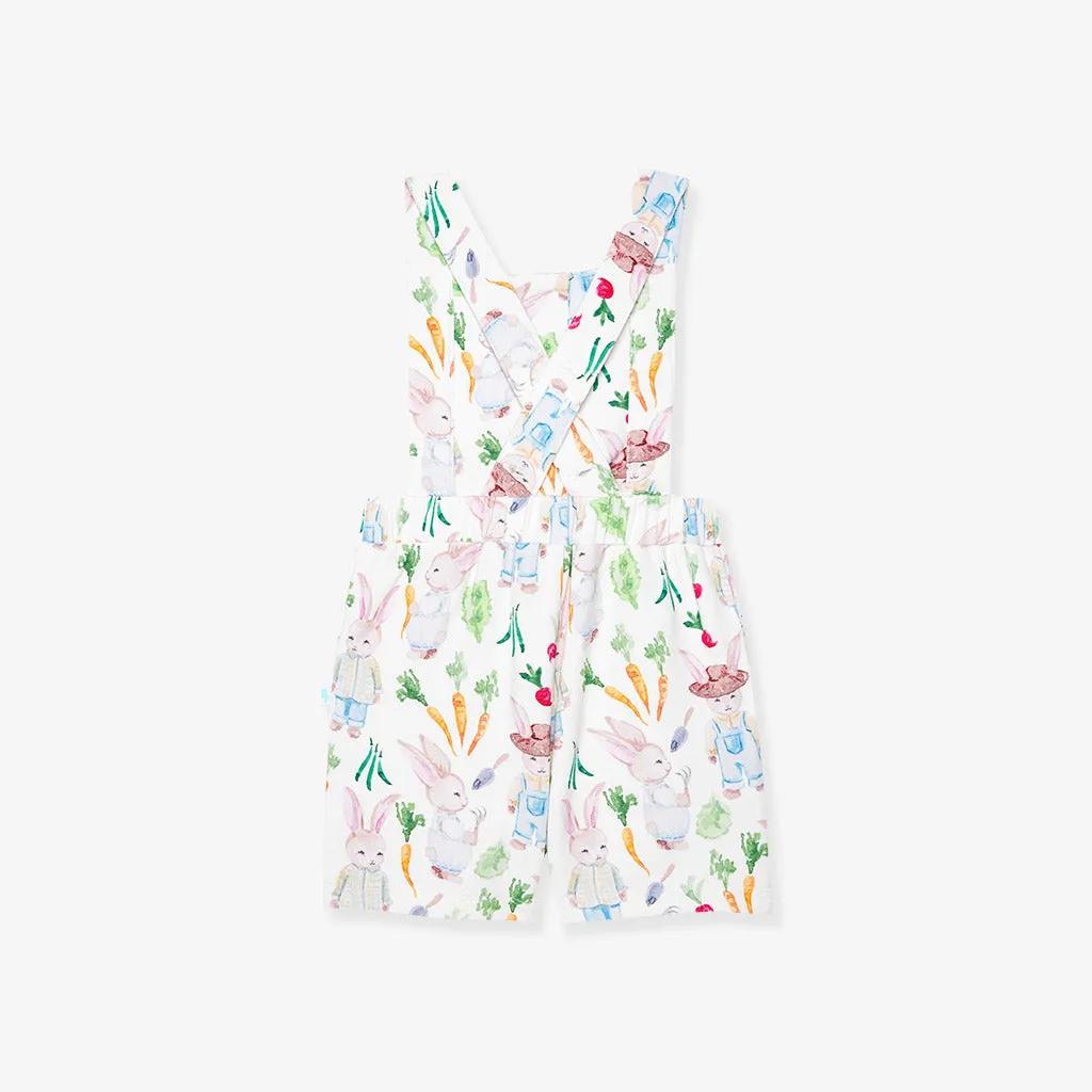Clarence French Terry Short Overalls