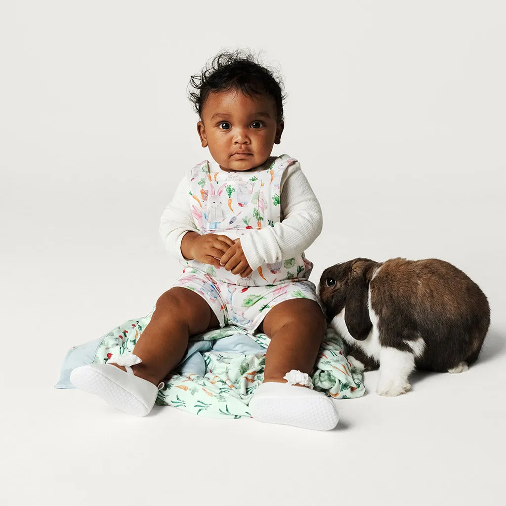 Clarence French Terry Short Overalls