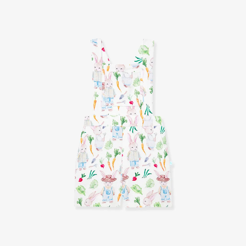 Clarence French Terry Short Overalls