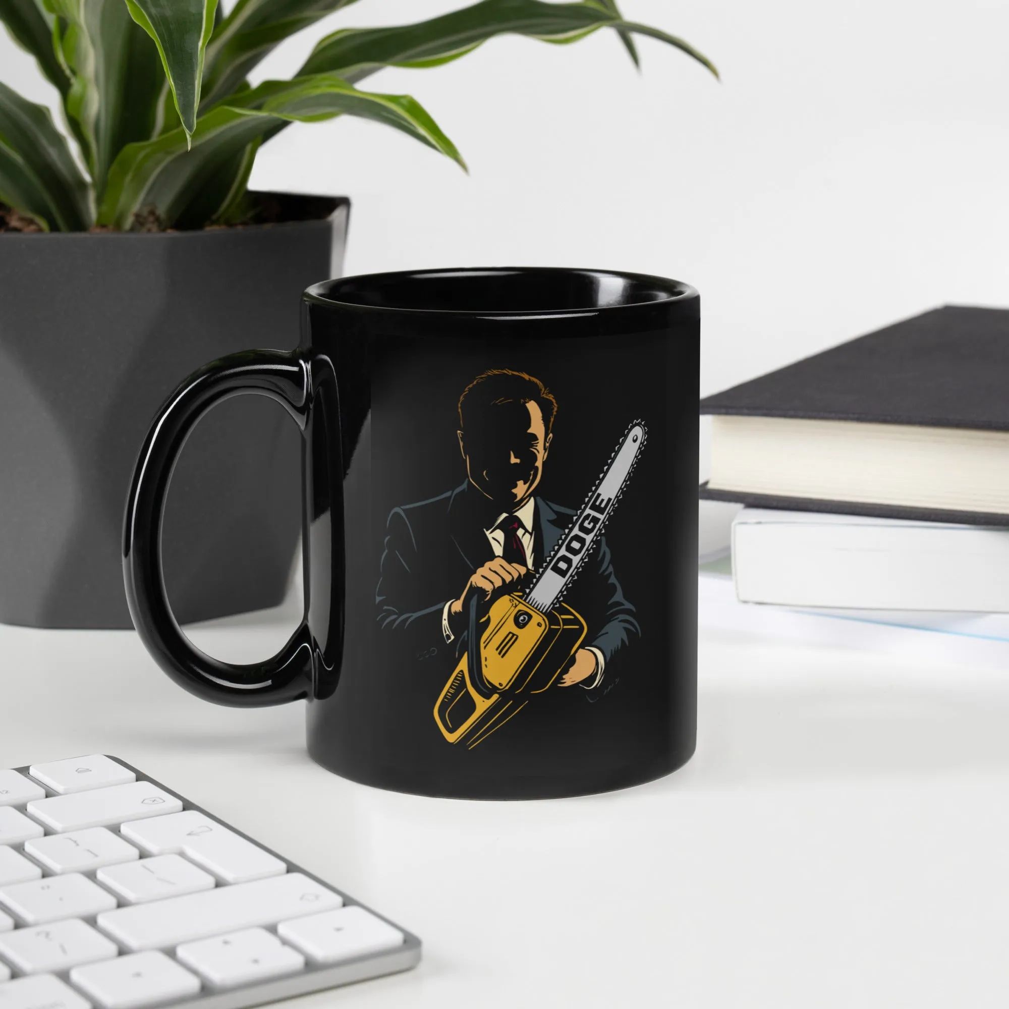 DOGE Chainsaw Mug