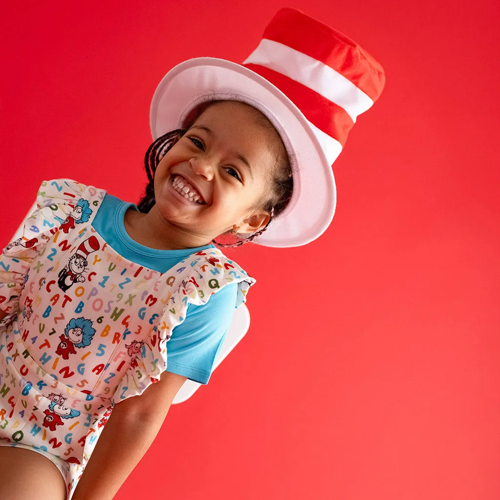 Dr. Seuss Good Fun French Terry Short Overalls