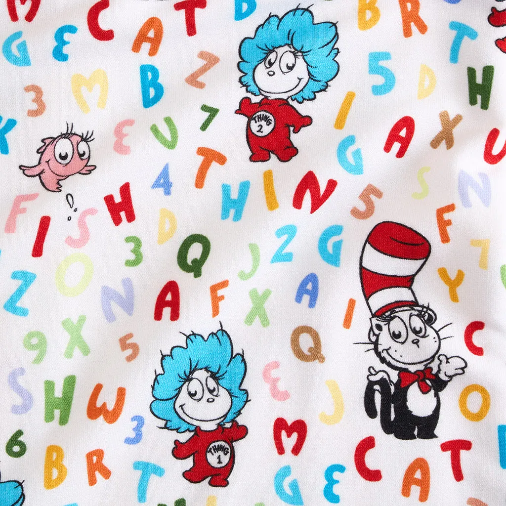 Dr. Seuss Good Fun French Terry Short Overalls