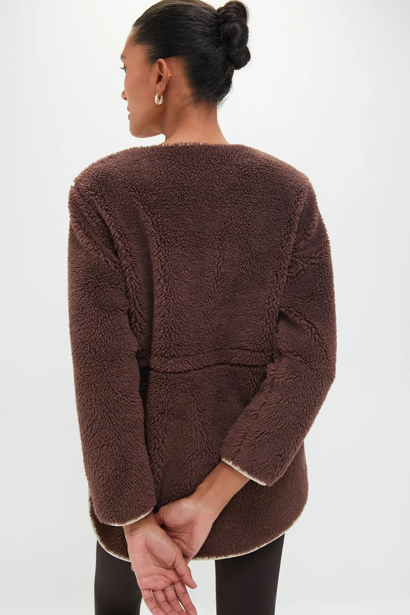 French Roast Angelina Sherpa Coat
