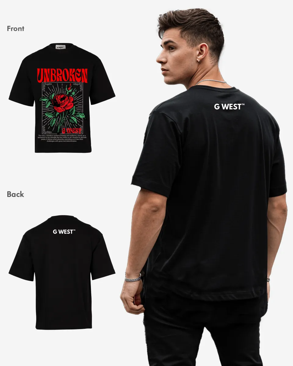 G-WEST UNBROKEN OVERSIZED TEE GWROJMT106