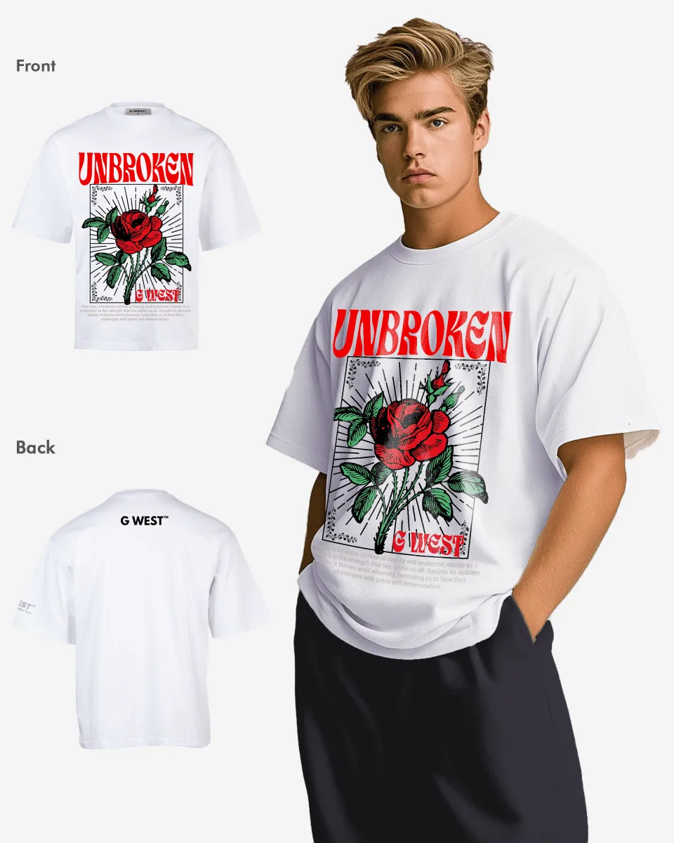 G-WEST UNBROKEN OVERSIZED TEE GWROJMT106