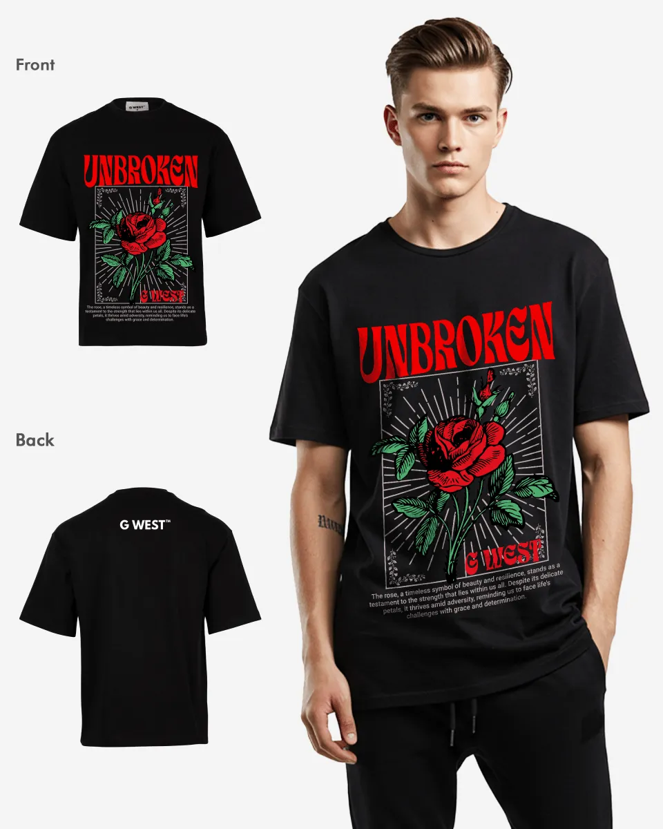 G-WEST UNBROKEN OVERSIZED TEE GWROJMT106