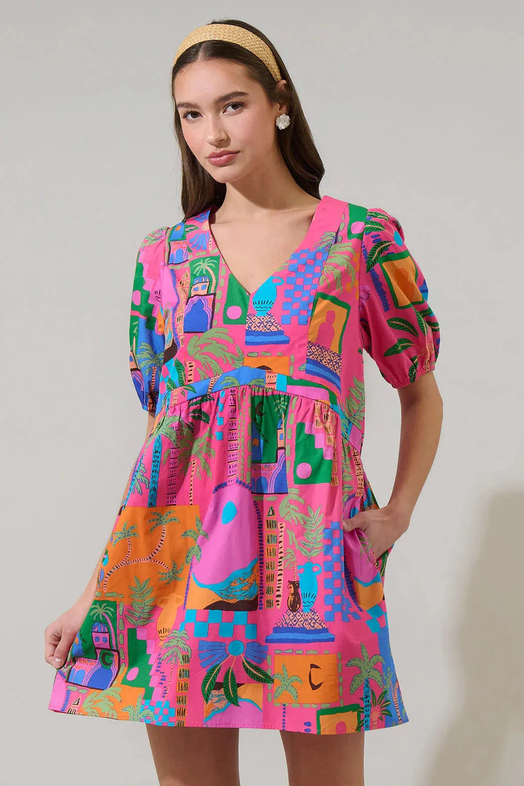 Lanus City Jerome Shift Mini Dress