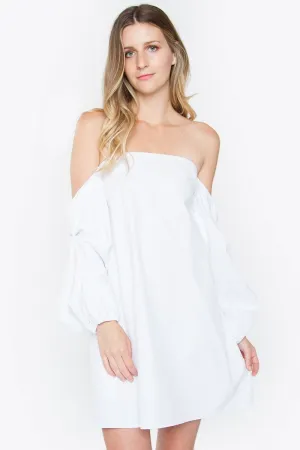 Majorelle White Off The Shoulder Dress