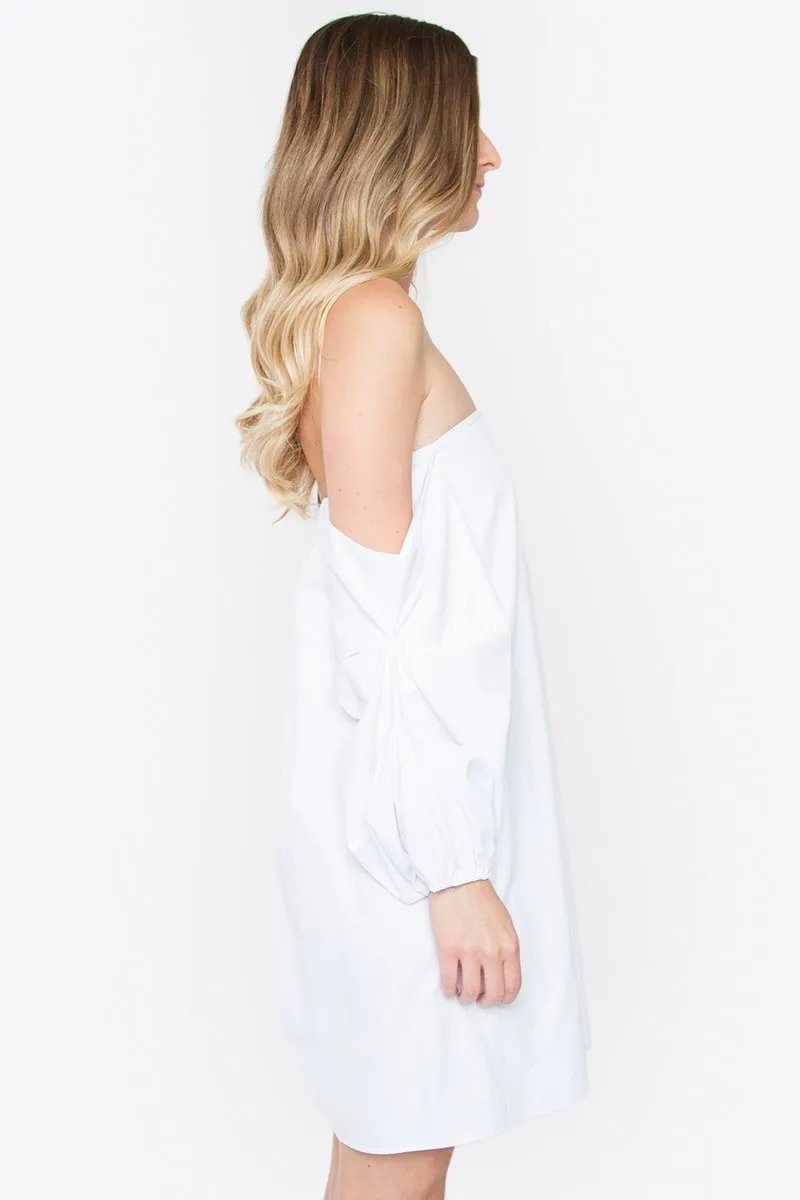 Majorelle White Off The Shoulder Dress