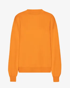 Organic Oversized Crew - Sunny Orange