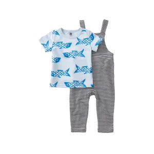 Overalls & Top Baby Set