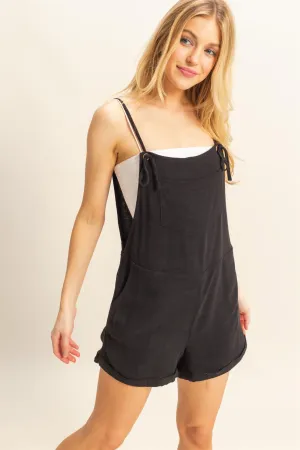 Overalls - Shorts - Black