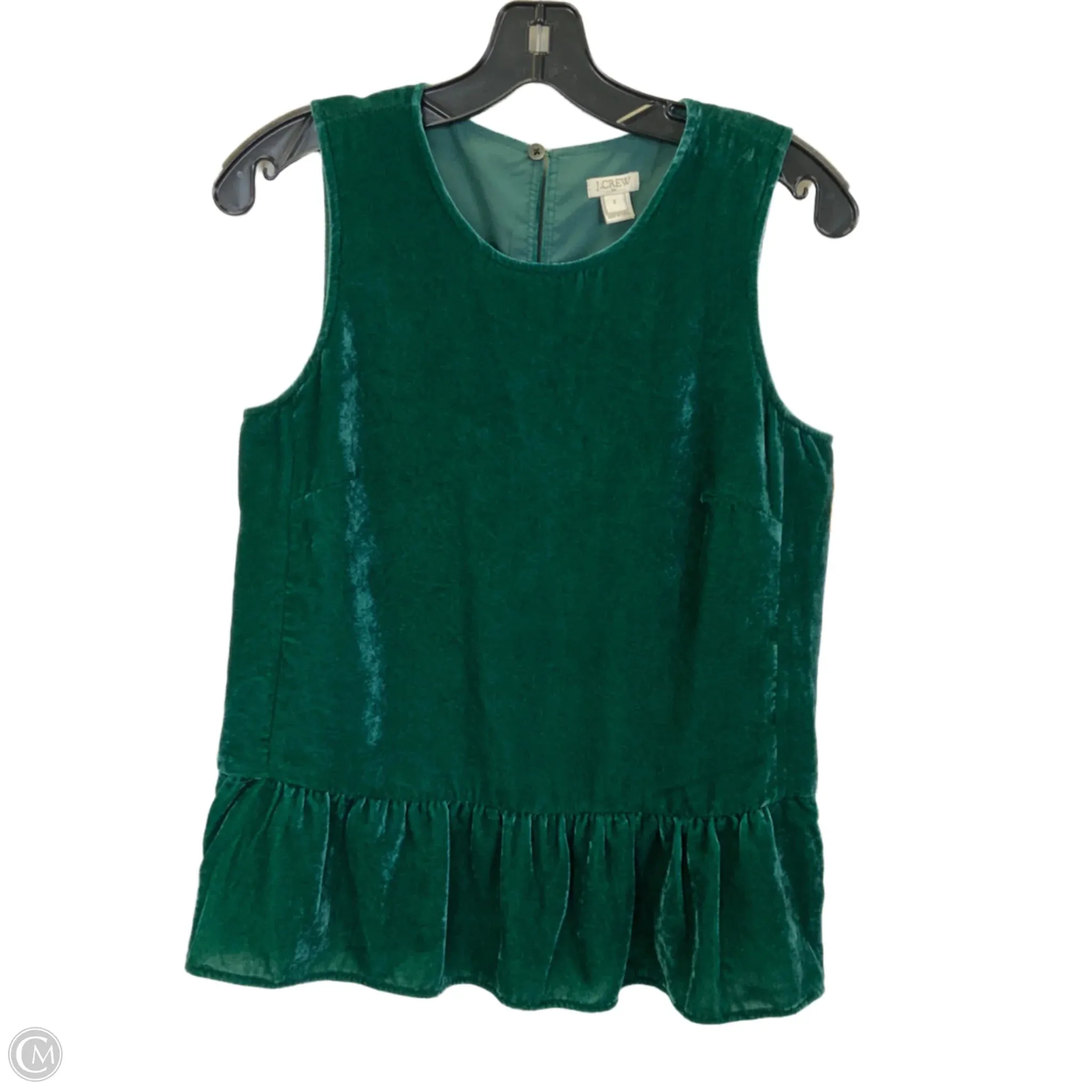 Top Sleeveless By J. Crew In Green, Size: Xs