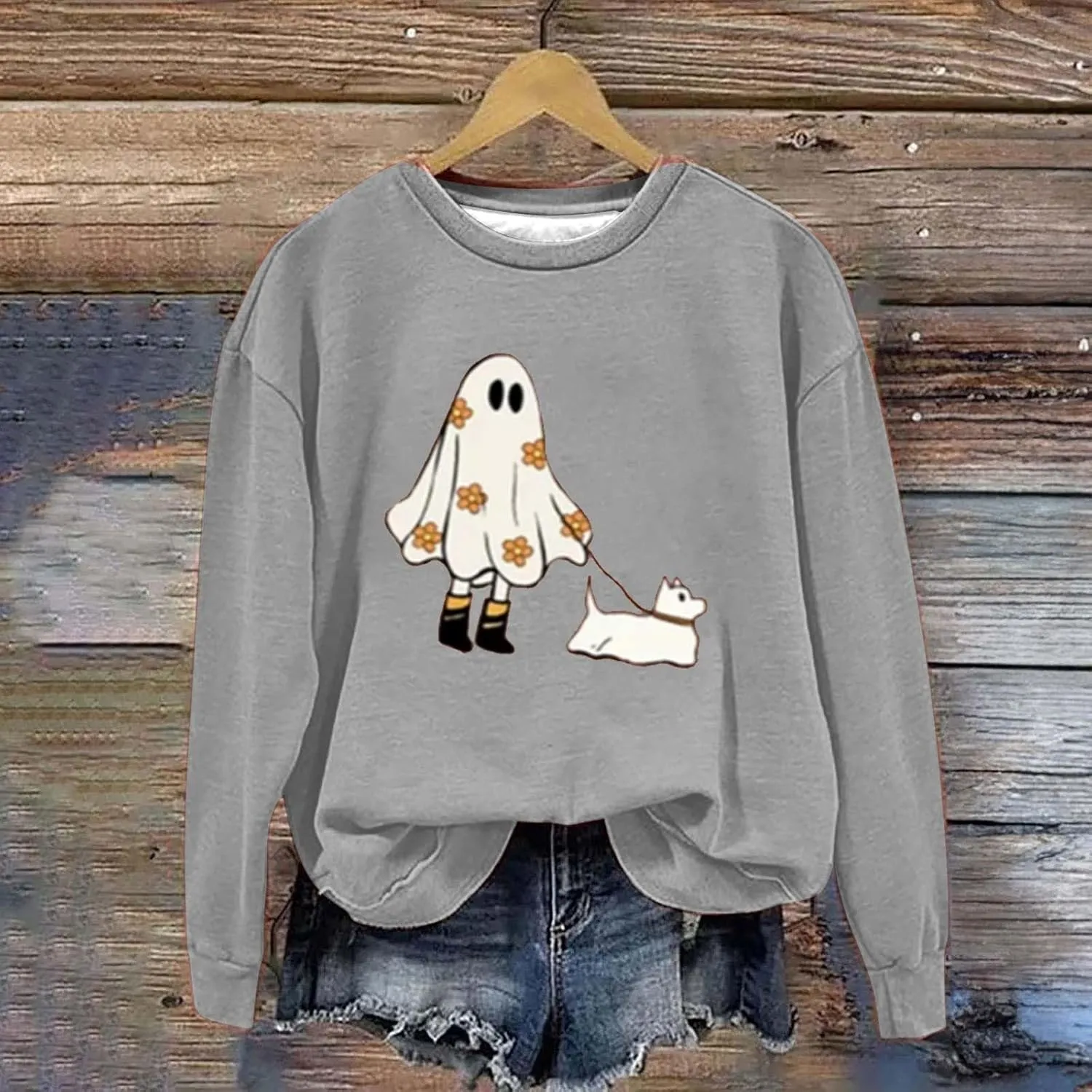 Trendy Outfits For Women Casual Sweatshirt 2000s Outfits For Women Denim Tears Hoodie Cotton Clothing For