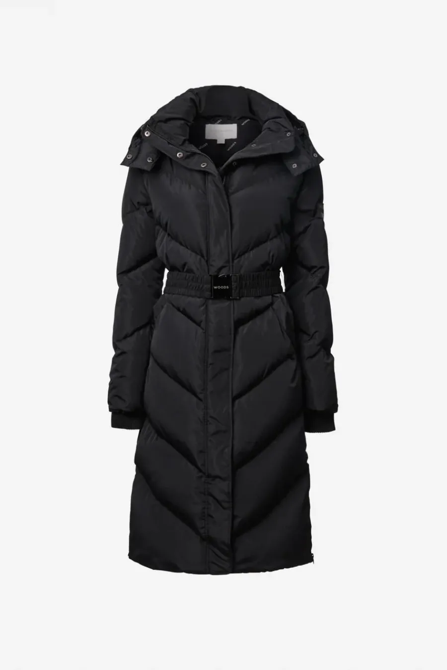 Woods Long Puffer Black
