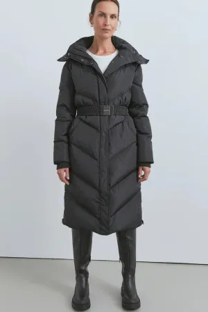 Woods Long Puffer Black